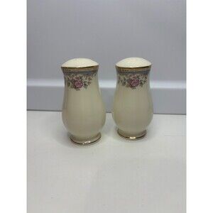 Lenox SOUTHERN Vista Salt & Pepper Set w/Stoppers Vintage Discontinued USA